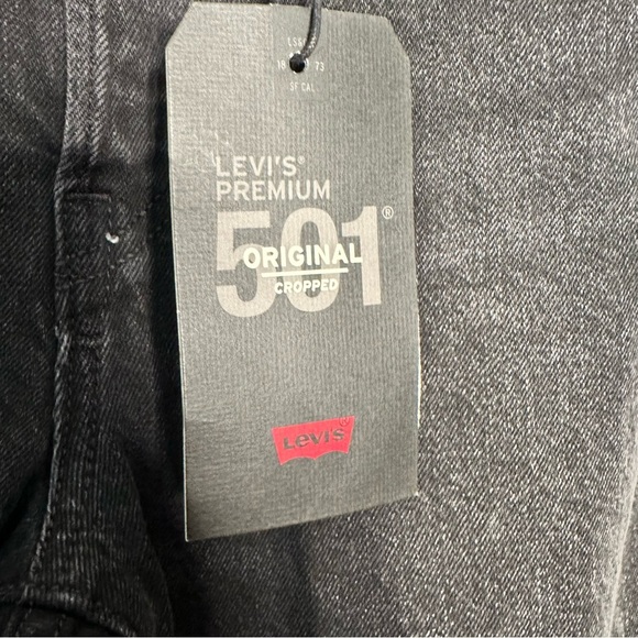 Levi's 501 | Black Canyon High Waist Crop Jean Size 28 NWT - Picture 11 of 14
